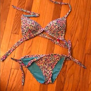 Victoria Secret Multi Color Bikini